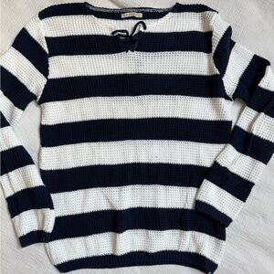 Stripped Knit Sweater Size s